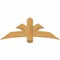 Ekena Millwork Davenport Rough Sawn Timber Gable Bracket, Western Red Cedar, 60"W x 22"H x 4"D x 6"F, 9/12 Pitch GBW060X22X0406DAV00RWR - alternate 1